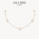 Rose罗拉玫瑰白贝母多叶项链常青藤情人节礼物 Lola 新品 上市