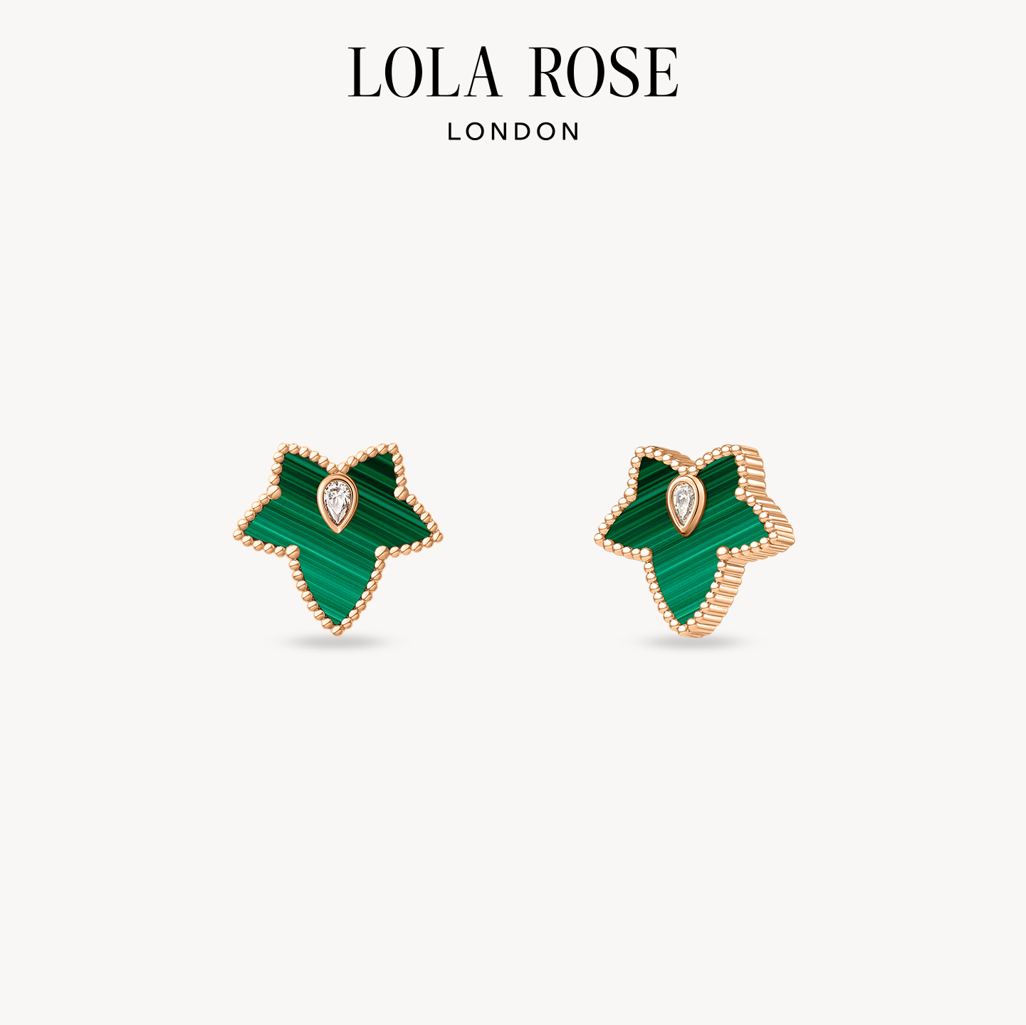 LolaRose常青藤系列钉珠耳饰