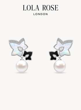 Lola Rose罗拉玫瑰常青藤系列双叶复古耳钉女时尚轻奢生日礼物
