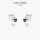 Lola Rose罗拉玫瑰常青藤系列双叶复古耳钉女时尚 轻奢情人节礼物