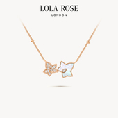 Rose罗拉玫瑰常青藤双叶项链白贝母情人节礼物 Lola 新品 上市