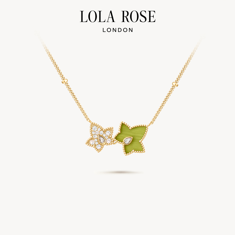 【AHALOLO合作联名款】Lola Rose罗拉玫瑰常青藤项链时尚小众设计