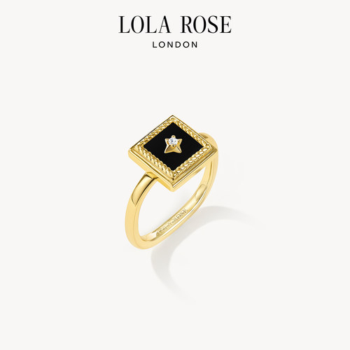 Lola Rose罗拉玫瑰画框戒指女新款小众复古时尚生日礼物
