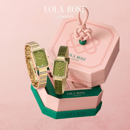 LolaRose罗拉玫瑰方糖小绿表女