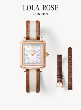 Lola Rose罗拉玫瑰限量款度假小棕表复古手表女款轻奢生日礼物