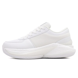 2024篮球鞋低帮运动鞋白色休闲防滑耐磨震爆米花鞋底橡胶贴片