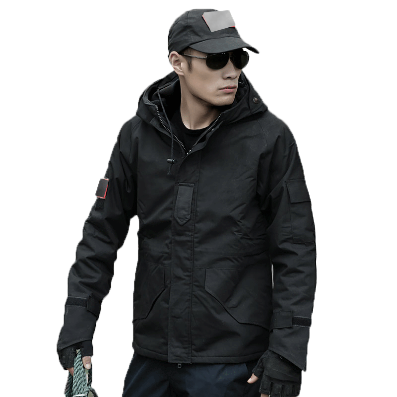 盾郎冬季加绒加厚棉种兵冲锋衣