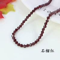 Гранат красный 4 мм около 90 штук