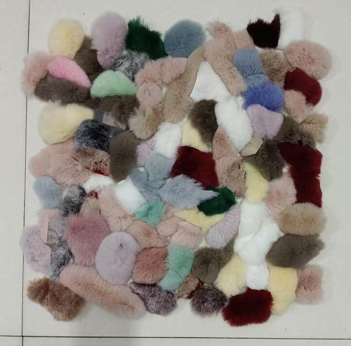 獭兔毛皮草diy手工服装毛毯