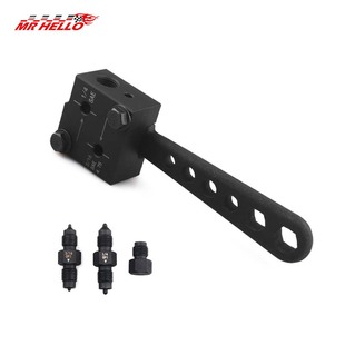 手动通用扩口器刹车线油管空调管扩孔蘑菇头工具 制动管喇叭口