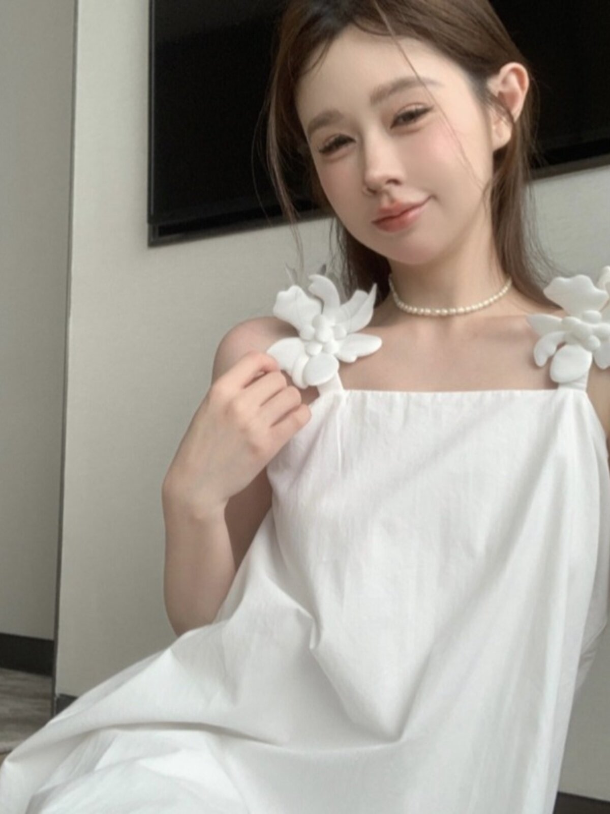 SUMMER WOMENS DESIGN SENSE BIRTHDAY PARTY LITTLE BLACK DRESS DRESS SKIRT CAN BE SWEET AND SALTY FLOWER A-LINE VEST DRESS