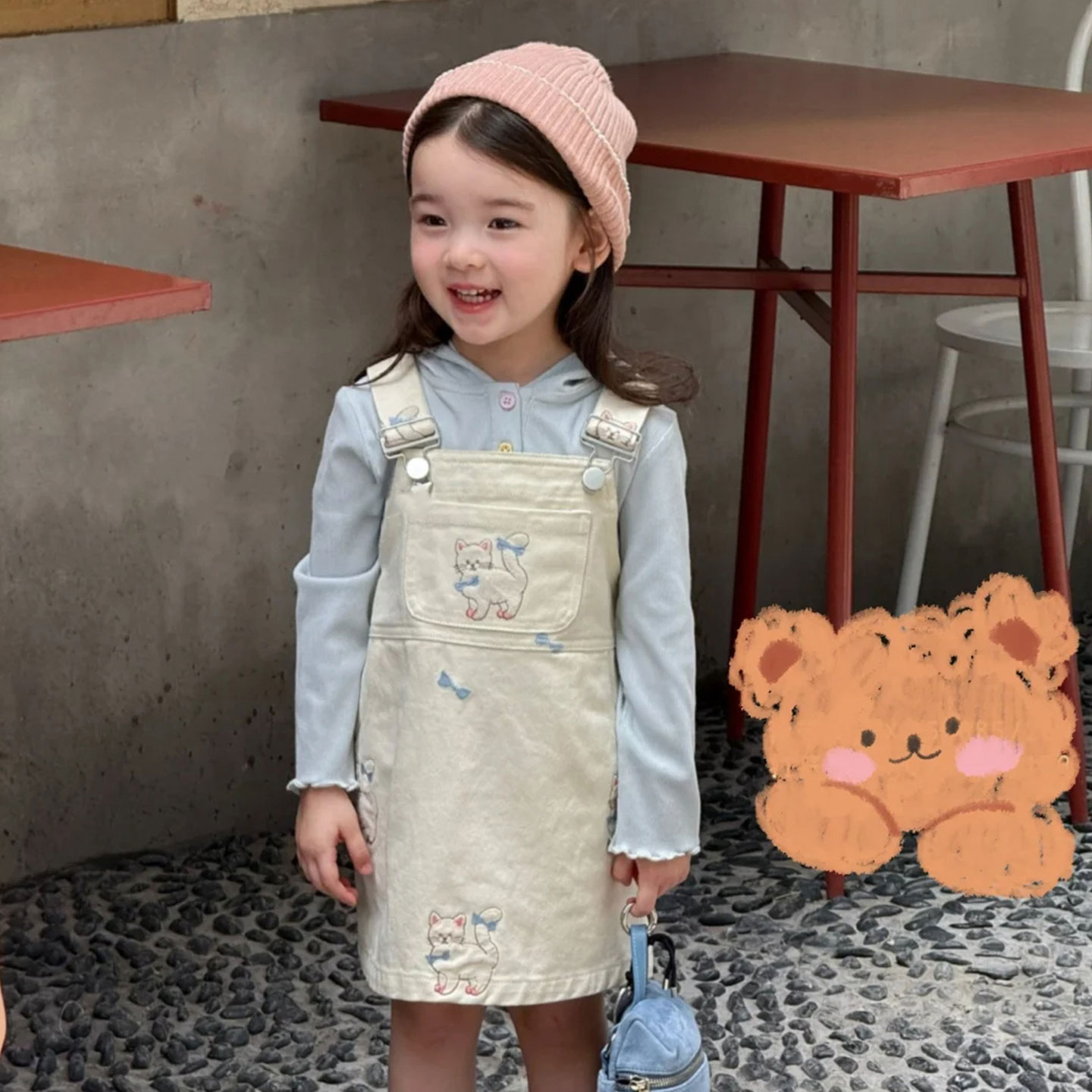 女童连衣裙儿童春秋装时尚背带裙