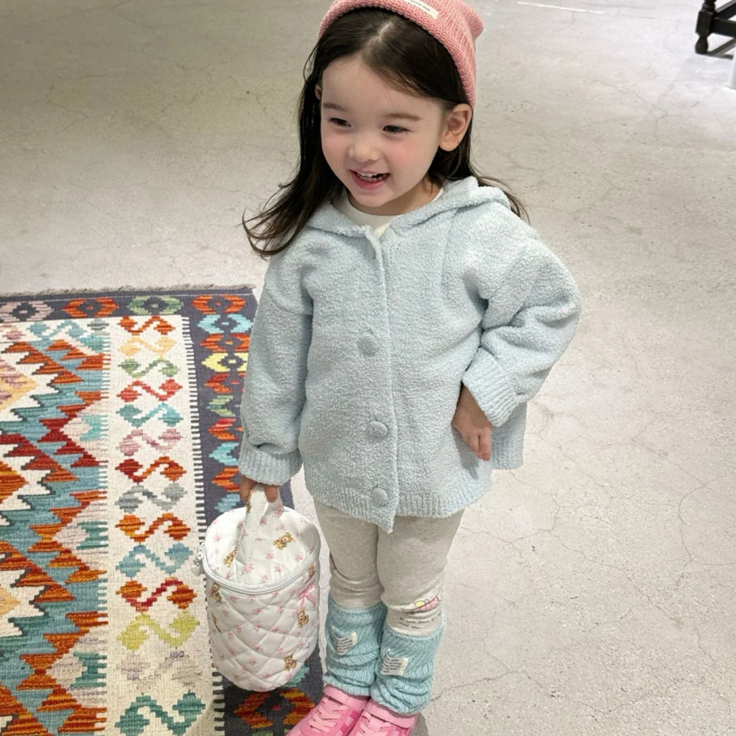 女童毛衣儿童春秋装时尚针织开衫