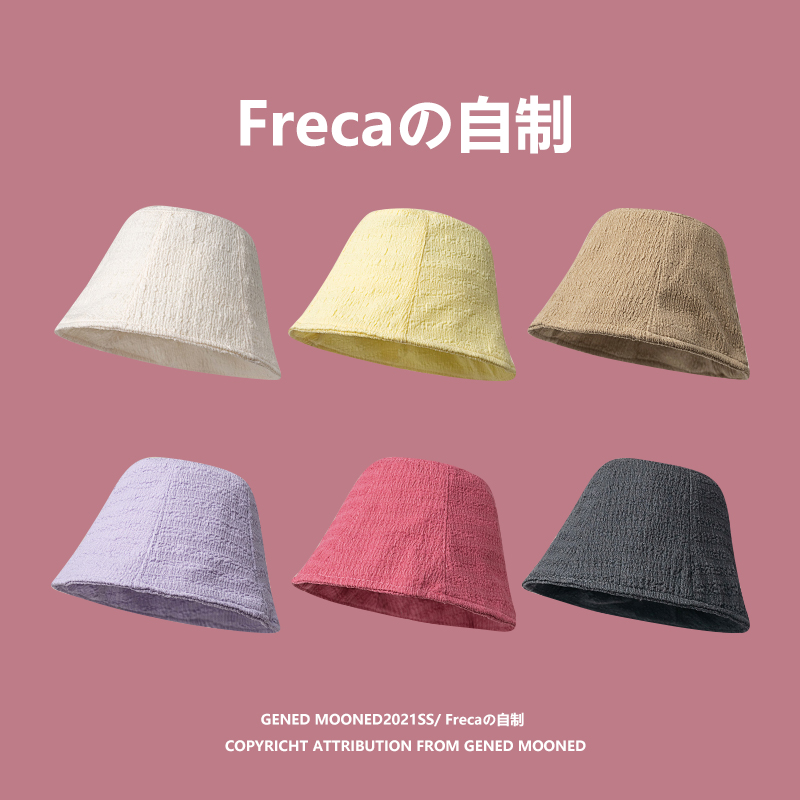 韩风少女可爱窄檐盆帽女生四季款