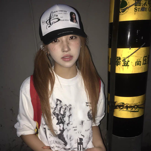 原创做旧水洗可拆卸贴布复古棒球帽子男女春夏百搭显脸小鸭舌帽潮