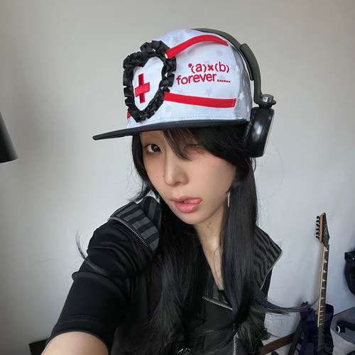 Y2K亚比风波点棒球帽大头围