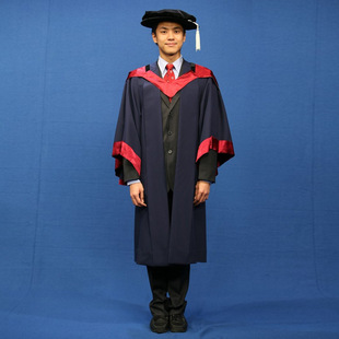 来图制作香港城市理工大学毕业服学士服硕士服博士服袍披肩帽子