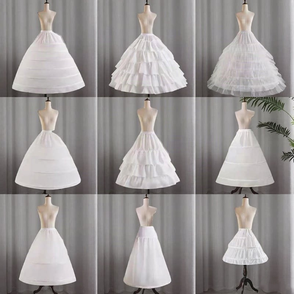缎布婚纱拖尾礼服裙撑拉链款花嫁图片