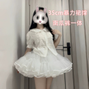 四层无骨蓬蓬裙 短款 35cm暴力裙撑安全裤 一体洛丽塔lolita带南瓜裤