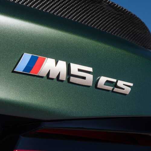 BMW宝马原厂配件 F90 LCI M5 CS 车标 后备箱标志 尾标 谈金色