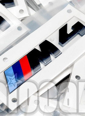 BMW宝马原厂 M3F80 M4F82F83 竞速限量版 黑色尾标 原车字标