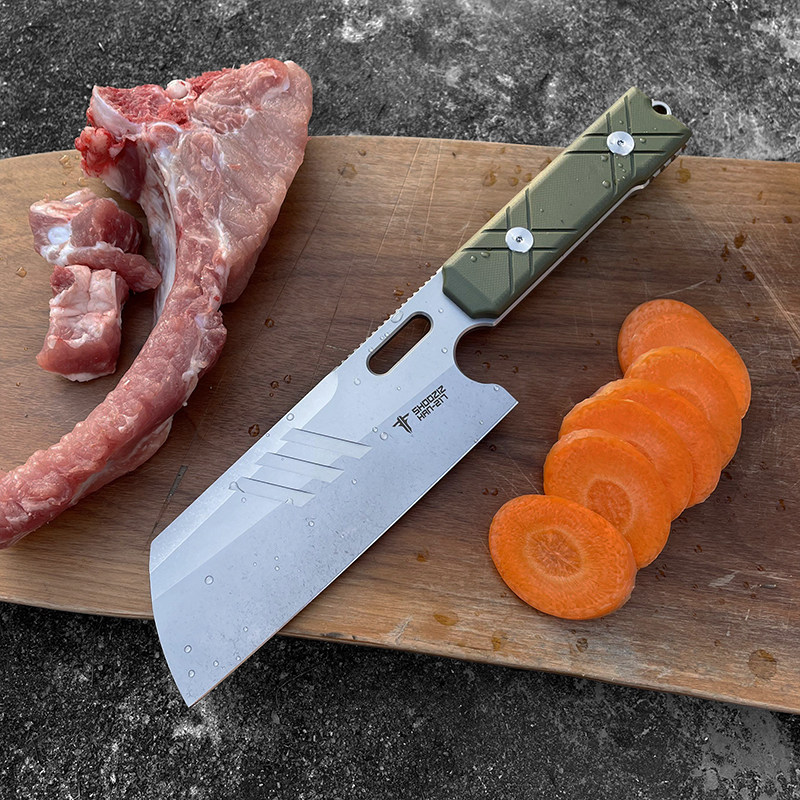 HAN217户外厨刀三德刀便携野外露营求生战术菜刀钓鱼除草车载刀具,厨房/烹饪用具,菜刀,淘宝优惠券,粉丝福利购,淘宝优惠卷