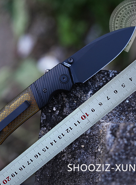 SHOOZIZ XUN125 折刀 新款 进口山特维克钢14C28N 原创战术折叠刀