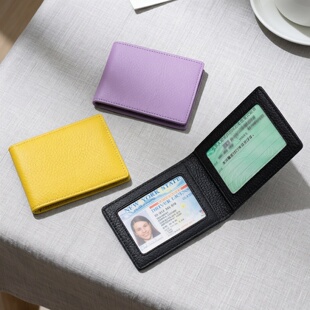 新款头层牛皮证件包超薄卡包真皮创意驾驶证行驶证皮套二合一卡套