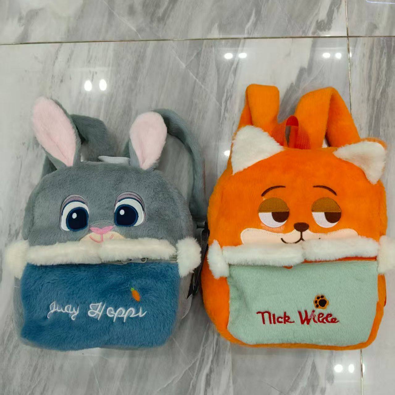 新款玩具包朱迪尼克双肩包卡通包疯狂动物城毛绒包狐狸兔子包包,箱包皮具/热销女包/男包,双肩背包,淘宝优惠券,粉丝福利购,淘宝优惠卷