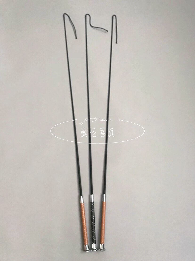 马术中长鞭盛装舞步马鞭奥伦马具马术运动骑士装备调教鞭110cm