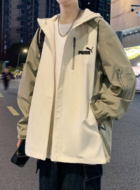 奥莱专柜冲锋衣外套男士春秋薄款
