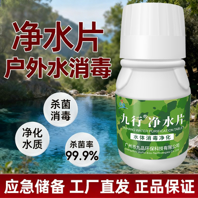 野外生存饮用水净水片官方店户外水源自来井水专用水质净化消毒片