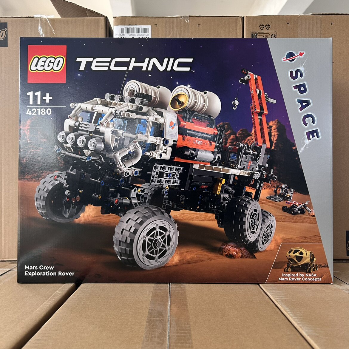 lego/乐高科技机械组系列42180火星载人探测车男女孩益智积木玩具