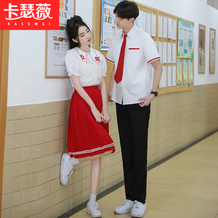 班服学院风初中生小学高中生毕业舞台表演五四红歌比赛合唱演出服