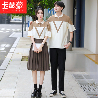 夏季班服高中初中生毕业服装运动会开幕式合唱诗歌朗诵学院风套装
