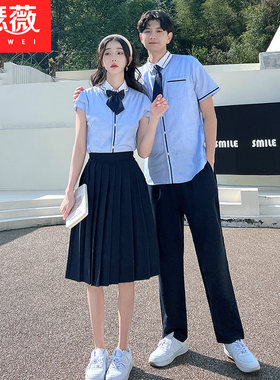 2024夏季情侣装短袖衬衫