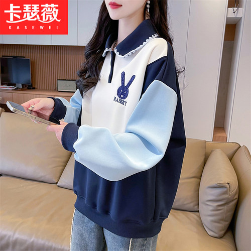 小众设计感卫衣外套少女2026秋季新款初中高中学生宽松休闲上衣潮