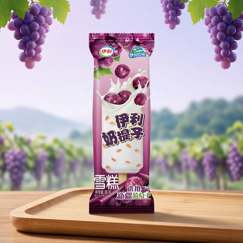 伊利冰淇淋提子香浓牛奶味蜜渍