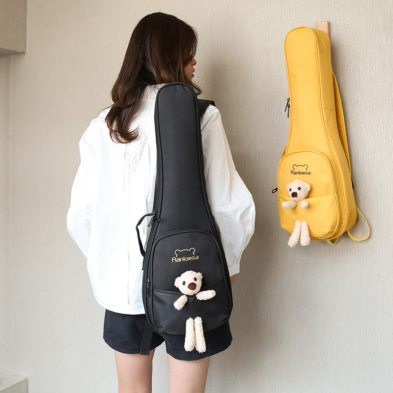 尤克里里琴包加厚双肩可爱小熊