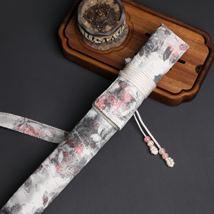 【云朵设计】油画粉色笛袋笛箫收纳套竹笛套竹笛包箫袋尺八南箫套