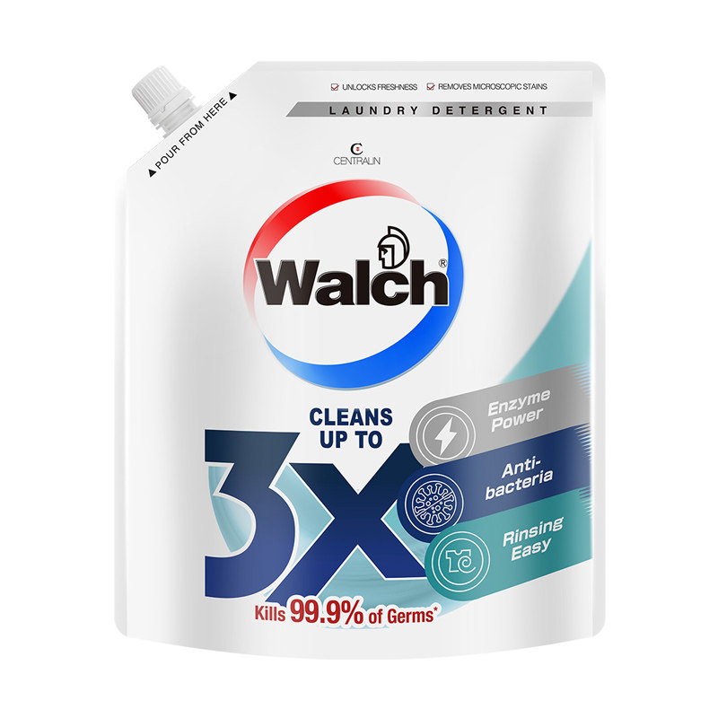 【4斤袋装】威露士3X薰衣草除菌除螨洗衣液补充装酵素配方2L可选