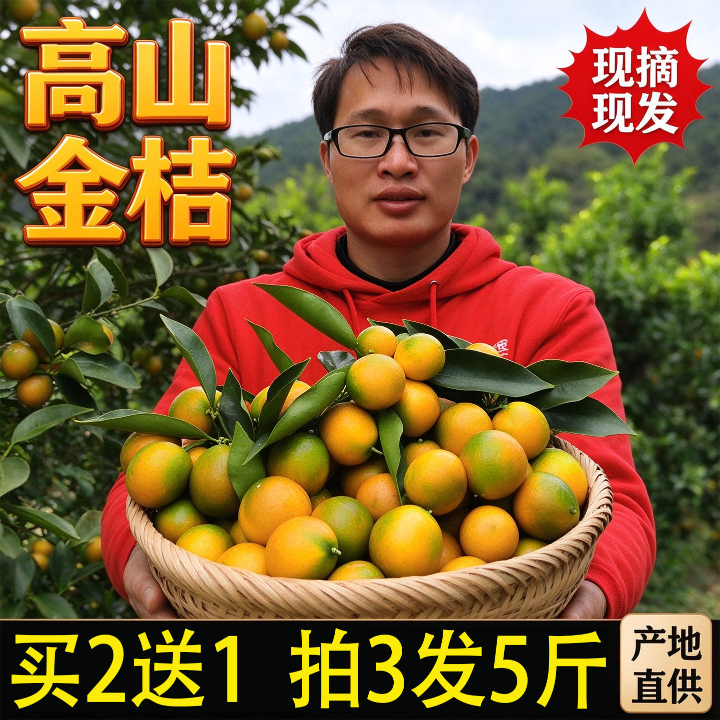 【纯甜不酸】广西脆皮金桔小果新鲜包邮水果桂林当季鲜果金橘子