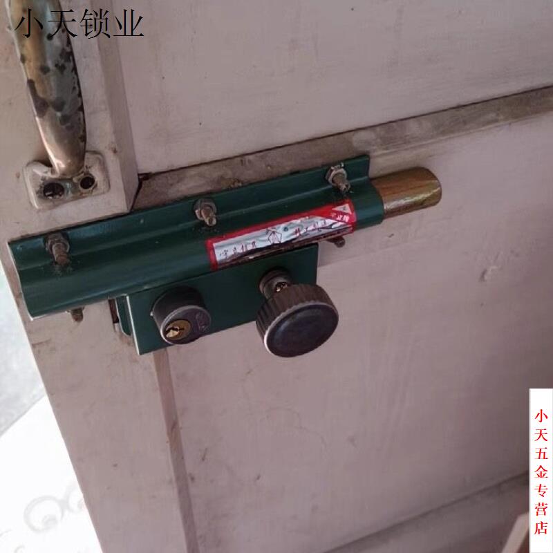 大门锁防盗锁双扇门门门锁铁门锁老式院子锁木双开齿条整体大门锁