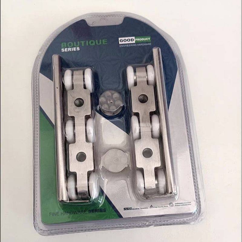 推拉门轨道木门铝框全套隔断吊滑门吊轨移门吊轮滑轮上导轨门配.