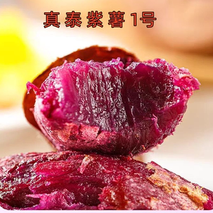 山东烟台真泰紫薯1号新鲜红薯紫薯农家香甜软糯烤薯地瓜