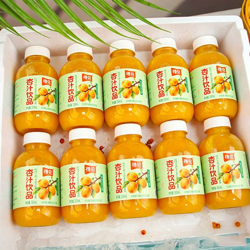 待见杏汁350ml*10瓶无添加剂饮品