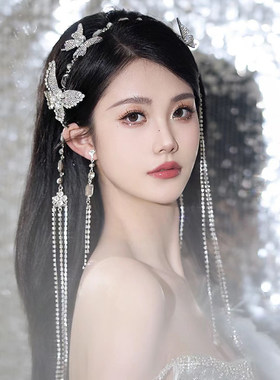 发饰套装合金闪钻日韩森系超仙美