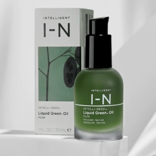 专属分销不透出Intelligent IN 液态绿面部油与in洗发水10mlX4