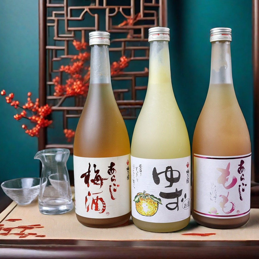 特惠三瓶装丨日本进口梅乃宿柚子酒 梅子酒 桃子酒 女士果酒洋酒