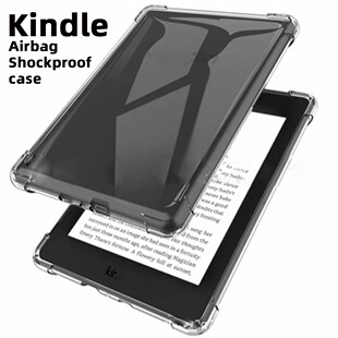 适用kindlepaperwhite123保护套Oasis3阅读器Kindle558透明壳KPW12345气囊oasis2软壳kindle oasis3电子书壳